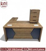 ⁦مكتب عمل خشب 3 قطعة 180 cm⁩ - الصورة ⁦2⁩