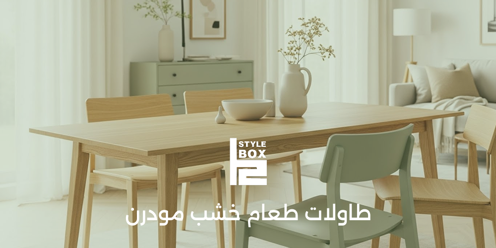 طاولات طعام خشب مودرن