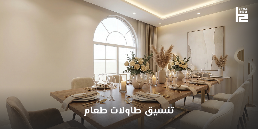 تنسيق طاولات طعام